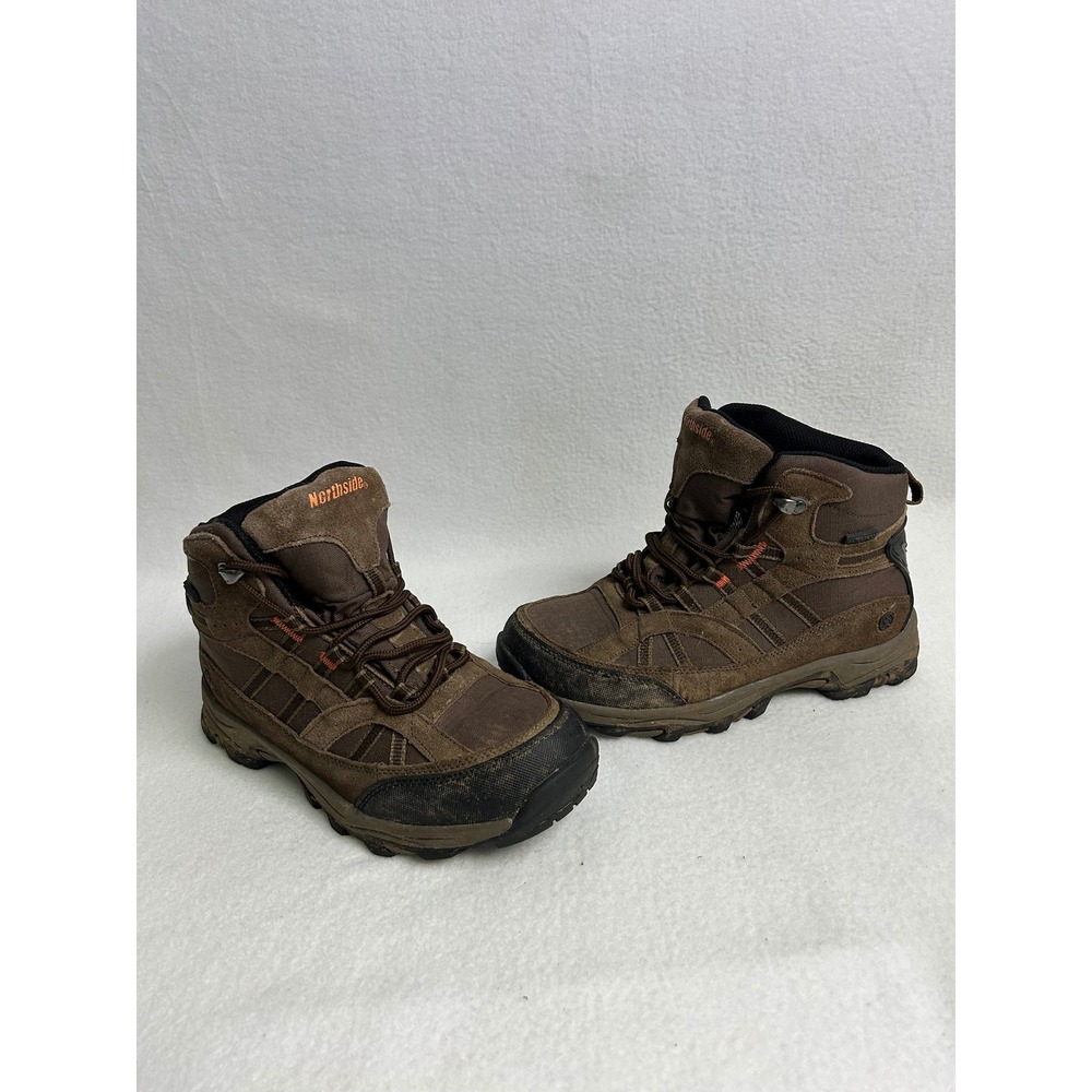 Gorpcore Northside Mens Size 6‎ Brown Suede Hiking Boots Rugged Trail Utility